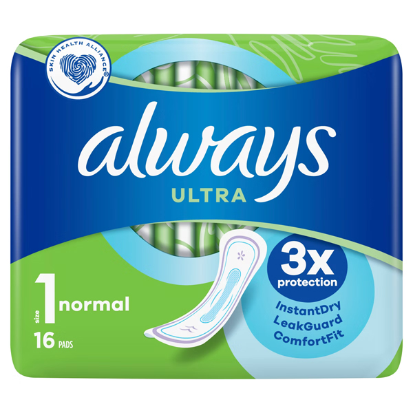 Always Ultra Normal 1 normal pack of 16 pcs